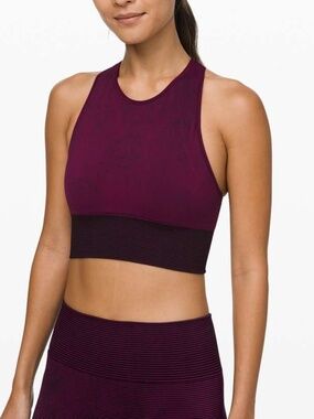LULULEMON Lululemon Ebb to Train Bra *Wash Marvel / Black / Black Women’s 4